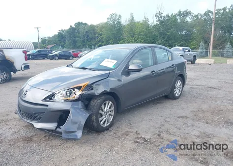 2013 Mazda Mazda3 I Touring из США, поврежденный, VIN JM1BL1V7XD1827094